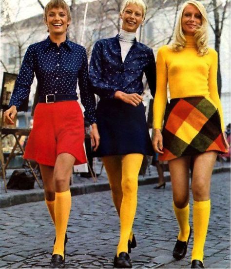 This preppy style emerged in the 1960’s and was designed by trendy brands such as Lilly Pulitzer. Students at Ivy League schools popularized this trend. Tailored skirt suits, heels, blouses and jewelry were apart of this style.  https://www.google.com/search?q=modern+zoot+suit&biw=1280&bih=602&source=lnms&tbm=isch&sa=X&sqi=2&ved=0ahUKEwiylujejfTLAhWD2B4KHdmeDiYQ_AUIBigB#tbm=isch&q=preppy+female+fashion+1970%27s&imgrc=o_edEialaVdwFM%3A Structured Clothing, Colorful Photoshoot, 1970 Fashion, Κούρεμα Bob, Fashion 1970s, 60s 70s Fashion, 70s Inspired Fashion, Three Women, Hippie Look