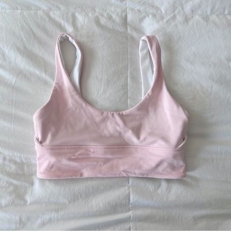 Cute Sports Bra Aesthetic, Lululemon Size 2, Strawberry Milkshake Lululemon, Gymwear Outfits, Lululemon Outfits, Lululemon Bras, Strawberry Milkshake, Workout Fits, Lululemon Tops