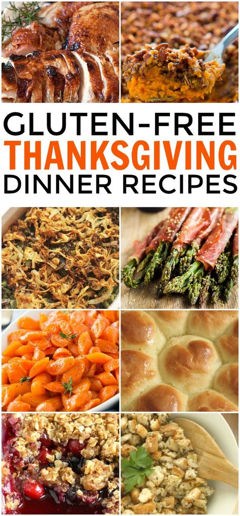 Whip up any of these best gluten free Thanksgiving dinner recipes and you are certain to not feel deprived this holiday season. Gluten Free Thanksgiving Dinner, Gluten Free Thanksgiving Sides, Gluten Free Desserts Thanksgiving, Gluten Free Thanksgiving Recipes, Thanksgiving Breakfast, Gluten Free Thanksgiving, Thanksgiving Dinner Recipes, Best Gluten Free, Best Gluten Free Recipes