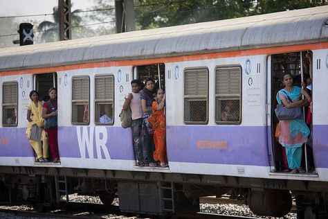 Mumbai Train, Mumbai Local Train, Mumbai Local, India Railway, Local Train, Comic Reference, Life In The City, Train Video, Reference Board