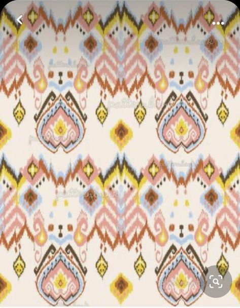 Ikat Print Pattern, Ikat Designs Pattern, Bohemian Design Pattern, Ikat Painting, Modern Textiles Patterns, Ikkat Pattern, Boho Pattern Design, Ikat Border, Accessories Wallpaper