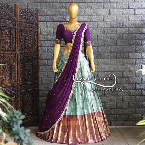 👑✨ Bridal Elegance Redefined! ✨👑

Introducing our luxurious Kanchi Pattu Half Saree with intricate blouse work and a stunning contrast georgette dupatta. Perfect for bridal events like pooja, muhurtam, and more! 💫

📲 Contact us on WhatsApp: +91 8125051875 to order yours today!

Get ready to shine on your special day, bride-to-be! 👑💕

#BridalWear #KanchiPattu #HalfSaree #BridalOutfit #PattuSaree #IndianBrides #EthnicWear #WeddingFashion #IndianWeddings #Muhurtam #PoojaOutfit #BridalLook Kanchi Pattu Lehenga Half Saree, Pattu Lehenga Half Saree, Pattu Half Saree, Lehenga Half Saree, Pattu Lehenga, Half Saree Lehenga, Bridal Events, Georgette Dupatta, Bridal Elegance