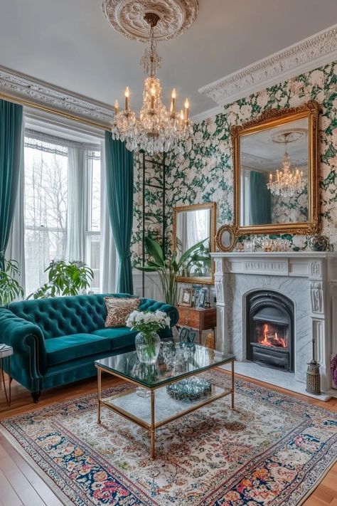 English Flat Interior, Victorian Home Exterior, Modern Victorian Home, Modern Victorian Homes, Victorian Colors, Victorian Home Interior, English Tudor, Flat Interior, Modern Victorian