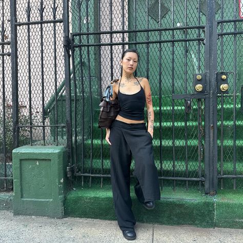 Tat Placement, Clean Goth, Zoe Kravitz, Dream Outfits, Summer Lookbook, Cold Weather Outfits, All Black Outfit, Summer 24, Clean Girl