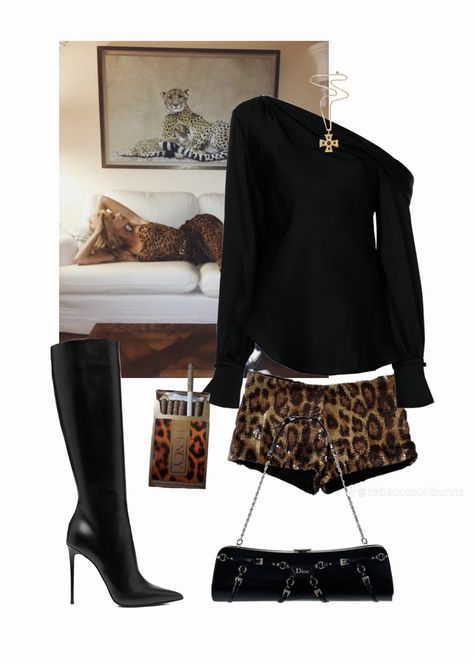 Diorama Couch, Winter Purse, Cheetah Print Outfits, Street Aesthetic, Fest Outfits, Country Lifestyle, November 9, Night Out Outfit, Boots Leather