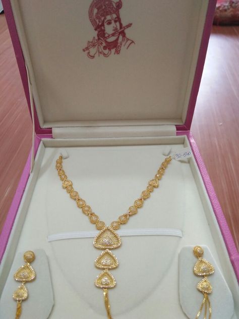 Srimuralikrishanajewellers Proddatur Turkish Necklace Jewelry, Turkish Gold Jewelry, Rani Har, Turkish Necklace, Dubai Gold Jewelry, Gold Bangles For Women, Beautiful Gold Necklaces, Gold Necklace Indian Bridal Jewelry, Bridal Necklace Set