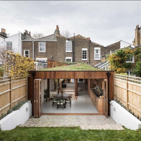 Java Architecture, Georgian Buildings, Steel Cladding, Victorian Townhouse, Internal Courtyard, London Architecture, Rear Extension, House Extension, London House