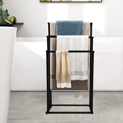 🛠🌟✨👉JH-Mech 2022 Wholesale Hot Sale Free Standing Towel Rack Bathroom Towel Rack 🛠🌟✨👉For more details please click here:https://tinyurl.com/2cd7nhbv #jhmech #bathroomaccessories #bathroomessentials #bathroomdecor #bathroomfurniture #standingtowelrack #towelrack #rattan #rattanfurniture #rattandecor #furnitureaccessories #towelrack #towelhanger #towelbar #towelrail #towel #towels #towelday2023 #closet #wardrobe #closetwardrobe #bathroom #bathroomdesign #bathroomdecor Free Standing Towel Rack Bathroom, Free Standing Towel Rack Bathroom Vanity Set, Free Standing Towel Rack With Shelf, Modern Black Towel Rack, Floor Mounted Towel Rail, Standing Towel Rack, Free Standing Towel Rack Brass, Free Standing Towel Rack, Metal Rack