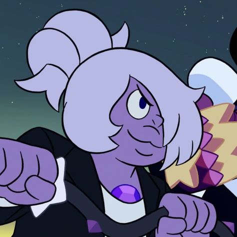 Amethyst Pfp Steven Universe, Amethyst Steven Universe Art, Amethyst Steven Universe Icon, Steven Universe Icons, Animated Women, Magic Purple, Amethyst Steven Universe, Amethyst Su, Garnet Steven Universe