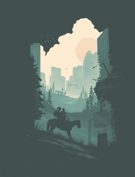 The Last of Us 2 Poster Series on Behance 3d Karakter, Shadow Of The Colossus, Poster Series, Last Of Us, New Poster, Graphic Design Illustration, Star Trek, Art Wallpaper, Game Art