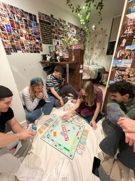 Board Game With Friends Aesthetic, Monopoly With Friends Aesthetic, Family Playing Board Games Aesthetic, Fun Friend Activities Aesthetic, Group Date Aesthetic, 2023 Vision Board Aesthetic Pictures Family, Night Games Aesthetic, Friends Games Night, Aesthetic Friend Activities