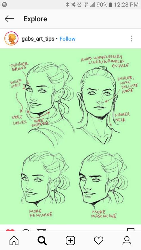 imagine if a dude rocked up like this lel Male Vs Female Face Drawing Reference, Male Face Vs Female Face, Feminine Vs Masculine Face, Female Face Structure Drawing, Masculine Vs Feminine Face Drawing, Male Facial Structure Drawing, Male Vs Female Face Drawing, Male Vs Female Face, Facial Structure Reference