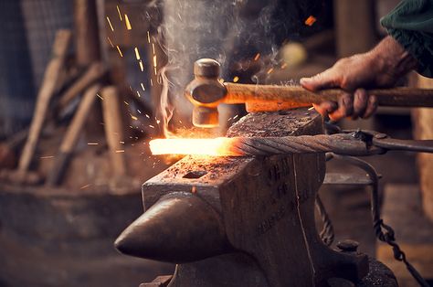 I don't Blacksmith but it reminds me of my eldest son. This is what makes him tick. And I love him. Blacksmith by Erich Leeth, via Flickr Gendry Waters, Dragon Aesthetic, Into The West, Greek Gods And Goddesses, Leo Valdez, Positive Images, Man Up, Stardew Valley, Camp Half Blood