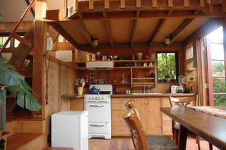 Shack Kitchen, Tiny House Inspiration, Cabin House Plans, Cob House, Surf Shack, Little Cabin, Tiny House Cabin, Small Cabin, Cabins And Cottages