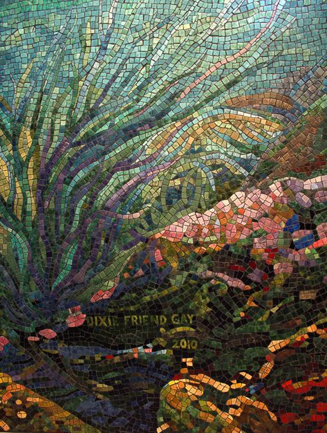 Ocean Mosaic, Nautical Mosaic, Breathe Art, Underwater Scenes, Sea Glass Mosaic, Underwater Plants, Mosaic Madness, Mosaic Tile Art, Mosaic Murals