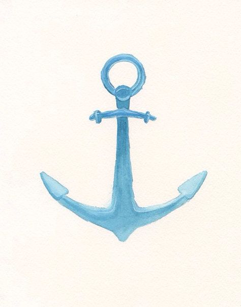 Love this color and look Anchor Sketch, Beach Printables, Watercolor Anchor, Pic Wall, Tattoo Ankle, Coastal Watercolor, Beach Wall Collage, Nautical Painting, Coastal Painting