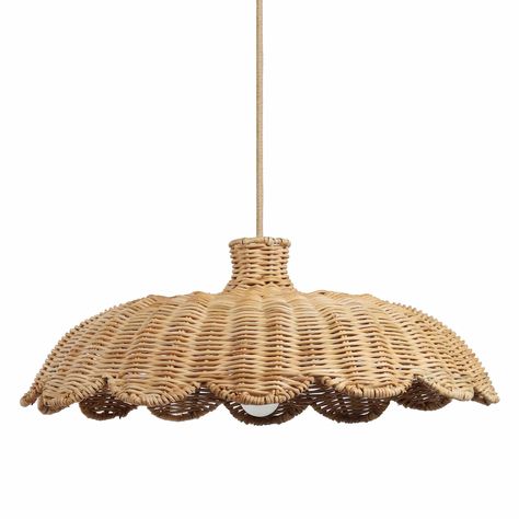 Scallop Rattan Pendant curated on LTK