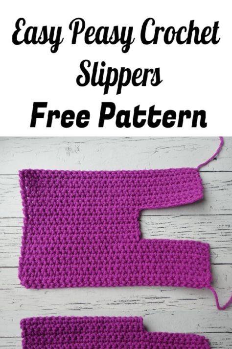 easy crochet slippers free pattern How To Knit Slippers For Beginners, Loom Slippers Free Pattern, Easy Crochet Slippers For Beginners Free, Slipper Pattern Crochet, Easy Knitted Slippers For Beginners, Men’s Crochet Slippers Free Pattern, Easy Crochet Slipper Socks, Easy Crochet Slipper Pattern, Bed Socks Crochet Pattern Free