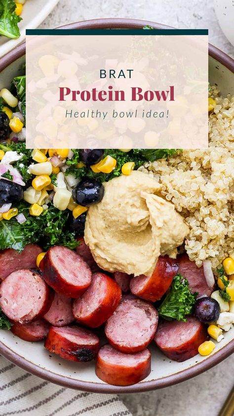 Hodgepodge Protein Bowl - Fit Foodie Finds Low Carb Meats, Overnight Oatmeal Recipes, Vegan Buddha Bowl, Protein Bowls, Salmon And Shrimp, Healthy Chicken Dinner, Stuffed Avocado Healthy, Healthy Bowls, Vegan Sweet Potato