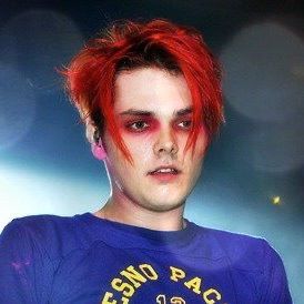 Gerrard Way, Gerard Way Red Hair, Red Hair Tumblr, Hair Tumblr, Gerald Way, Human Bean, Red Eyeshadow, Fantasy Hair, Gerard Way