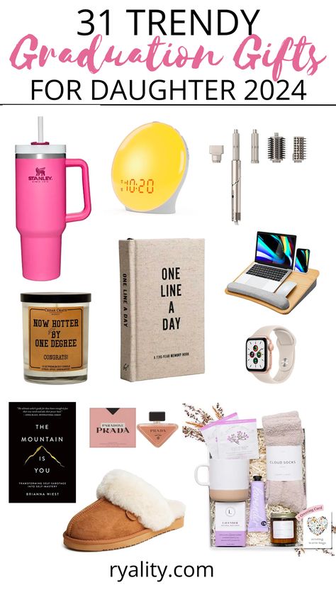 Absolutely love these ideas for graduation gifts for girls! Definitely giving some of these as a graduation gift for my daughter College Graduation Gift Ideas For Her, Graduation Basket Ideas, Girl Graduation Gifts, Highschool Graduation Gifts, College Graduation Gift Basket, Inexpensive Graduation Gifts, Graduation Gifts For High School, Graduation Basket, Grad Gift Ideas