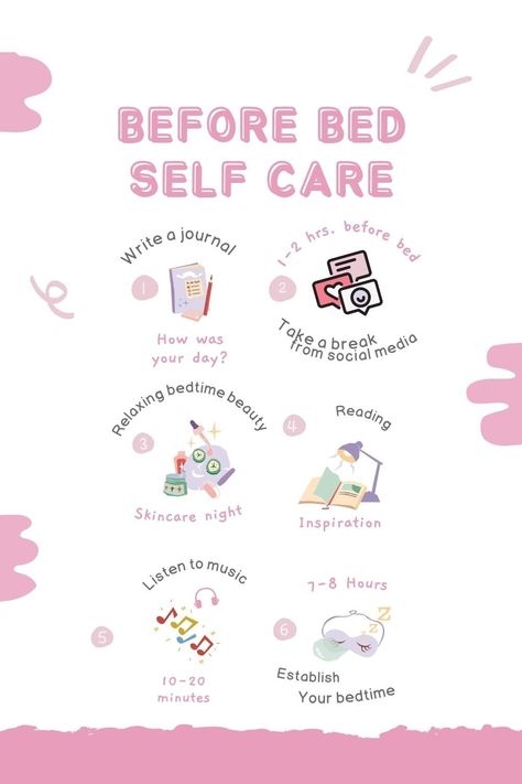 Before Bed Self Care, Relaxing Things To Do Before Bed, How To Relax Before Bed, Things To Do Before Sleeping, Motivation To Get Out Of Bed, What To Do Before Bed, Before Bed Routine, Things To Do Before Bed, Bed Routine