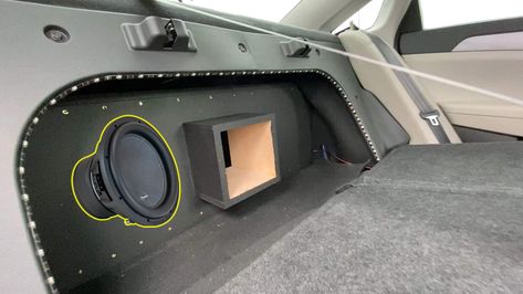 Car Audio Fabrication, Trunk Box, Subwoofer Box Design, Car Audio Installation, Mobile Audio, Trunk Boxes, Audio Installation, Subwoofer Box, Box Building