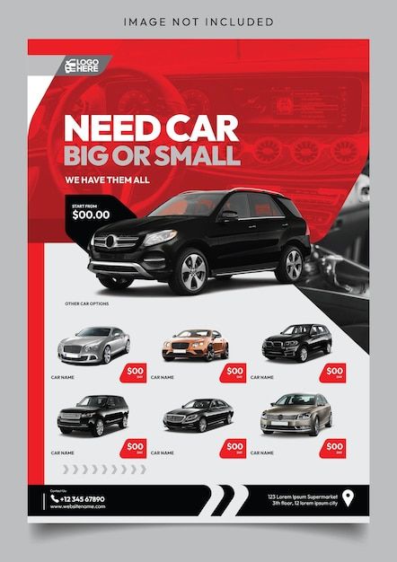 Car Rental Instagram Post, Car Rental Poster Design, Car Sales Flyer Design, Car Promotion Design, Car Rental Poster, Car Flyer Design, Flyer Car, Promotion Flyer, Sales Flyer