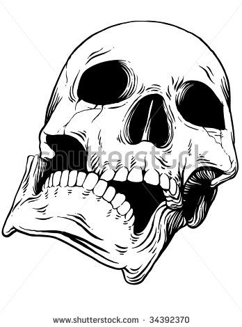 human skull Skull With Mouth Open, Mouth Open Tattoo, Open Mouth Tattoo, Skull With Open Mouth, Skull Open Mouth, Open Mouth Drawing, Open Tattoo, Screaming Drawing, Mouth Tattoo