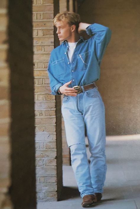 Jason Donovan Between The Lines Japanese CD Calendar Photo by Lawrence Lawry 80s Fashion Mens 1980s Style, Late 80s Mens Fashion, 80s Party Outfits For Men 1980s Style Mens Fashion, Men Outfits 70s, 90s Male Style, Late 70s Fashion Men, 70s Style Outfits Men, Jason Donovan 80s, Vintage Style Men 90s