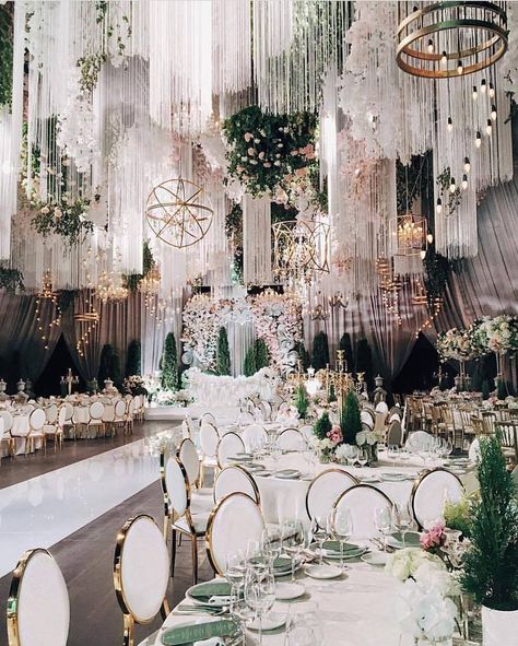 Wedding Wows, Fun Wedding Decor, Skirt Diy, Wedding Reception Inspiration, Wedding Goals, Fairy Tale Wedding, Indoor Wedding, Wedding Cake Designs, Banquet Hall