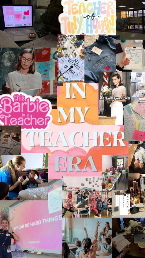 Teaching Vision Board, Teacher Vision Board, Teaching Classroom Decor, Teacher Lifestyle, Teacher Career, Early Years Teacher, Teacher Aesthetic, Career Vision Board, Becoming A Teacher