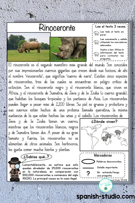 When using Spanish reading passages, children are exposed to the language in context. When children read, they are able to see how words... Spanish Reading Activities, Spanish Reading Comprehension, Building Vocabulary, Increase Vocabulary, Spanish Teaching Resources, Spanish Reading, Nonfiction Reading, Reading Comprehension Skills, Bilingual Education