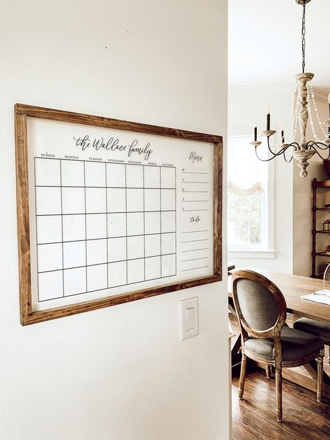 Large Whiteboard Calendar, Calendar Home Decor, Family Calendar Wall Entryway, Family Calendar Wall Target, Framed Wall Calendar, Family Calendar Wall Kitchen, Diy Framed Calendar, Diy Wall Calendar Dry Erase, Calendar In Home