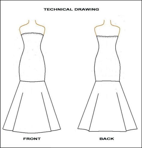 Mermaid Dress Sewing Pattern, Fishtail Dress Pattern, Mermaid Dress Pattern, Strapless Dress Pattern, Strapless Mermaid Dress, Mood Patterns, Dress Templates, Midi Dress Pattern, Toddler Dress Patterns