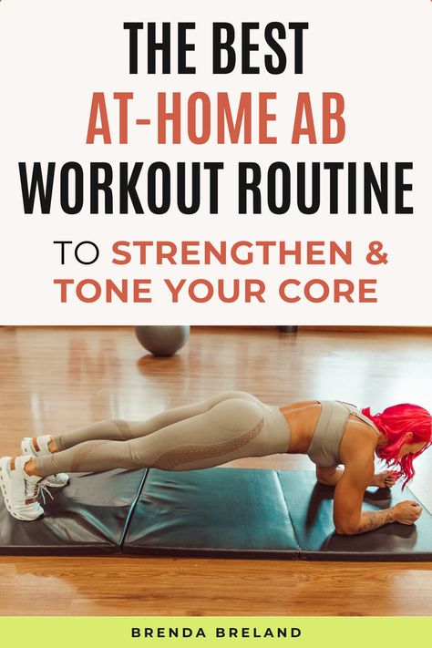 Looking for an at home ab workouts for women to lose belly & tone your stomach? This easy ab workout can be done anywhere and only takes 5 minutes! You can literally do this easy ab workout in bed! Follow this 5 minute ab workout at home and build a strong core today! At Home Ab Workout No Equipment, Fitness For Beginners At Home, Ab Workouts At Home Beginner, Dumbell Core Workouts, Ab Diet For Women, Workout For Abs For Women, Abb Workouts For Women, An Workouts For Women, Home Ab Workouts For Women