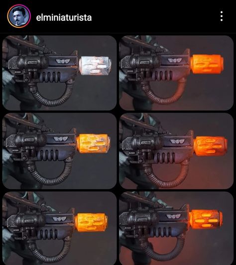 More similar content on that Instagram Meltagun 40k, Warhammer 40k Salamanders Miniatures, 40k Paint Schemes, Warhammer Dreadnought, Warhammer 40k Tabletop, 40k Sisters Of Battle, Painting Figurines, Tau Warhammer, 40k Painting