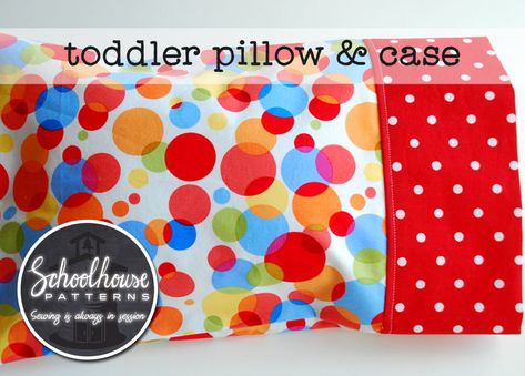 The Toddler Pillow & Case – Pillowcase Sewing Pattern, Pillowcase Sewing, Burrito Pillowcase, Sewing Pillow Cases, Pillow Cases Tutorials, Baby Pillow Case, Toddler Patterns, Pillow Cases Diy, Kids Pillow