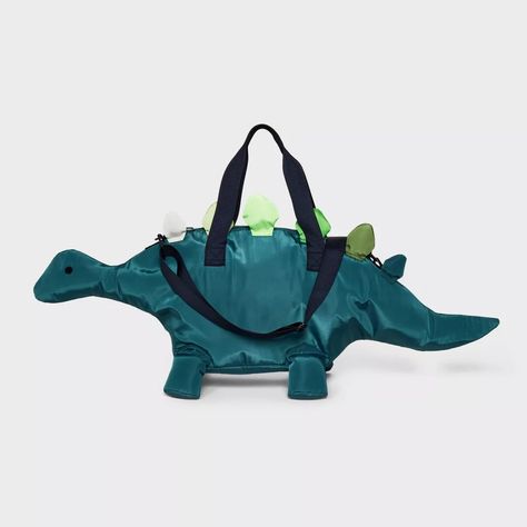 Boys' Dinosaur Duffel Bag - Cat & Jack™ Green : Target Dino Gifts, Dinosaur Bag, Cat Bags, Gifts For Guys, Jack Green, Pocket Pet, Personalized Gifts For Kids, Cat And Jack, Dinosaur Kids