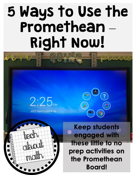 Five Ways to Use the Promethean – Right Now! Promethean Board Tips, Promethean Board Activities, Whiteboard Games, Interactive Whiteboard Activities, Whiteboard Activities, Tech Classroom, Elementary Librarian, Smart Board Activities, Smart Board Lessons