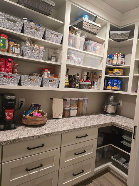 Pantry Goals, Walk In Pantry Ideas, Sims Challenge, Food Pantry, Dream House Interior, House Kitchen, Pantry Organization, Walk In Pantry, Kitchen Pantry