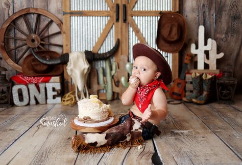 South Jersey Cake Smash Photographer, western, cowboy theme, boy, 1st Birthday Photographer Flyers, Cowboy First Birthday, Jersey Cake, Rodeo Baby, Rodeo Birthday Parties, Cowboy Theme Party, Backdrops Kids, 1st Birthday Boy, Rodeo Party