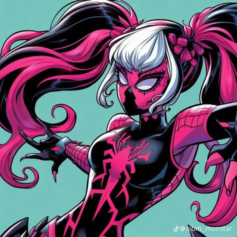 Spiderman Oc Art, Spiderman Oc, Arte Monster High, Spiderman Art Sketch, Monster High Pictures, Spider Art, Monster High Art, Monster High Characters, Spider Girl