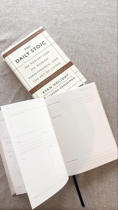 Wellness journal, the daily stoic book, gratitude journal, morning routine, journal 5 Min Journal, Stoic Journal, Stoic Journaling, Philosophical Journal Prompts, Daily Stoic Journal, Journal Daily Reflection, Daily Stoic, The Daily Stoic, Gratitude Reflection Journal