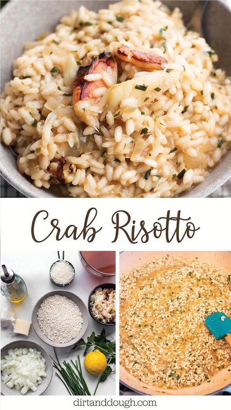 Crab Risotto Recipes, Real Crab Meat Recipes, Fresh Crab Meat Recipes, Crab Dinner, Recipes With Crab, Fresh Crab Recipes, Crab Dinner Recipes, Creamy Lemon Crab Pasta, Crab Claw Meat Recipes