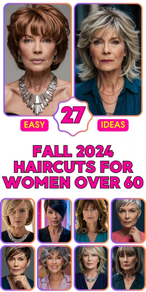 27 Fall 2024 Haircuts for Women Over 60: Pixie, Bob, and Layered Styles for All Hair Types Over 60 Hairstyles For Women Fine Hair, Haircuts For Women Over 60 Medium Length, Medium Length Layered Bob, Short Haircut Tutorial, 2024 Haircuts, Layered Thick Hair, Medium Shag, Easy Short Haircuts, Medium Shag Haircuts