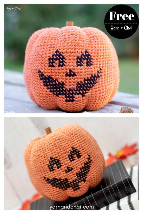 Jack-O-Lantern Pumpkin Free Crochet Pattern Jack O Lantern Crochet, Wings Tutorial, Halloween Wings, Pumpkin Crochet, Diy Wings, Crochet Leaf Patterns, Pumpkin Ornament, Crochet Decor, Fall Crochet Patterns