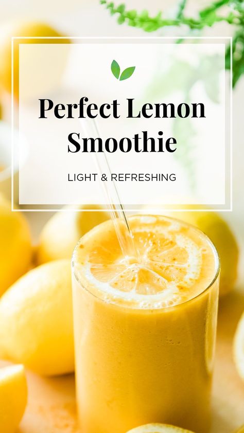 I'm showing you how to make a lemon smoothie to enjoy while ushering in warmer weather. It is total health + wellness in a refreshing glass. Bright smoothie with whole food ingredients. Whole Lemon Smoothie, Lemon Protein Smoothie, Citrus Smoothie Recipes, Lemon Smoothie Recipes, Winter Smoothies, Lemon Smoothie, Citrus Smoothie, Fruit Smoothie Recipes Healthy, Easy Green Smoothie