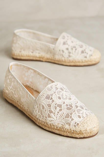 Comfortable Wedding Shoes For Brides | POPSUGAR Fashion Hoka Women, Lace Espadrilles, Shoes Trends, Mode Shoes, Wedding Shoes Comfortable, Trending Womens Shoes, Wedding Shoes Bride, Best Running Shoes, Pretty Shoes