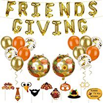 Check this out on Amazon Friendsgiving Party Decorations, Friendsgiving Dinner Party, Friends Giving, Friendsgiving Decorations, Thanksgiving Party Decorations, Friendsgiving Party, Dinner Party Decorations, Thanksgiving Banner, Balloon Ribbon